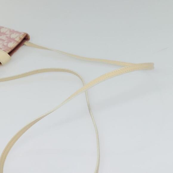 DIOR Trotter Canvas Shoulder Bag Pvc Pink - Picture 7 of 12